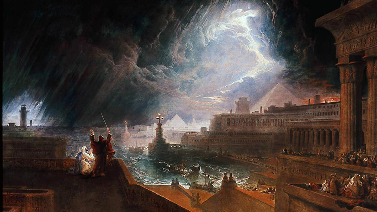 John Martin 'La settima piaga in Egitto'