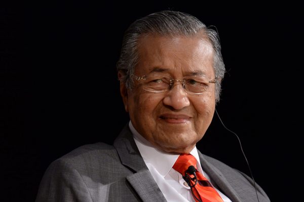 Il presidente della Malesia Mahathir Mohamad