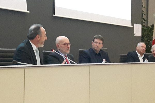 I relatori al convegno in Regione Lombardia sulla sanità lombarda e israeliana