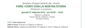 La locandina del seminario di aggiornamento per docenti sulla didattica della Shoah