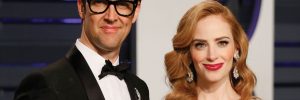 Il regista israeliano Guy Nattiv con la pridttrice del film Skin, vincitore dell'Oscar come Miglior Cortometraggio