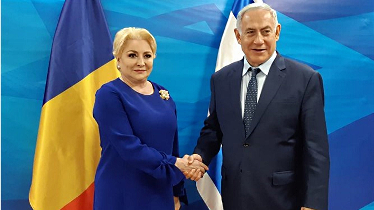 Beniamin Netanyahu e il primo ministro della Romania