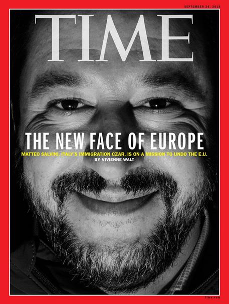 La copertina del Time dedicata a Matteo Salvini. 13 settembre 2018. 