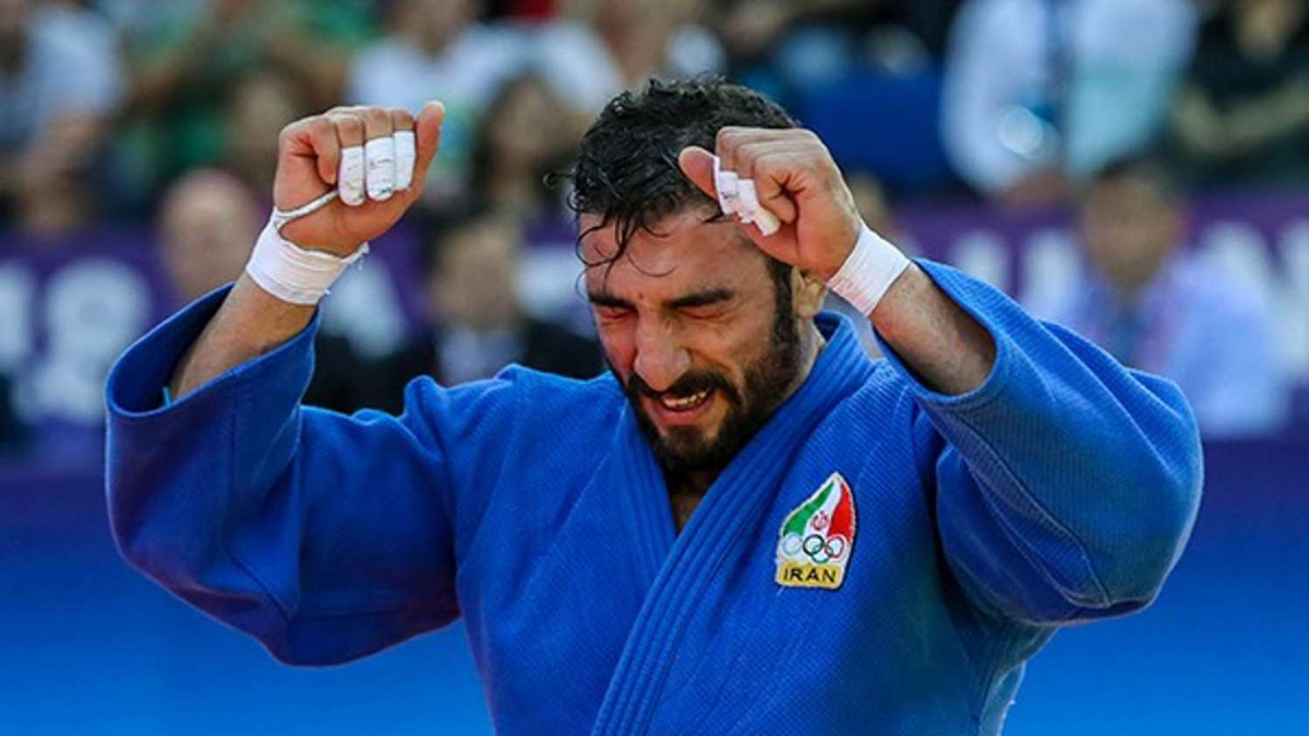 Un judoka iraniano