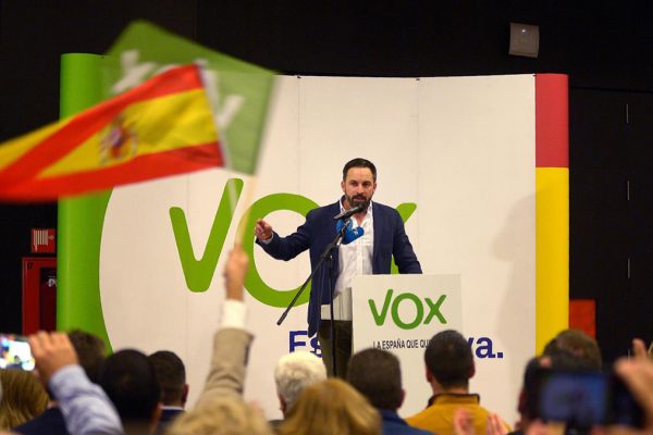 Santiago Abascal, leader del partito spagnolo di estrema destra Vox