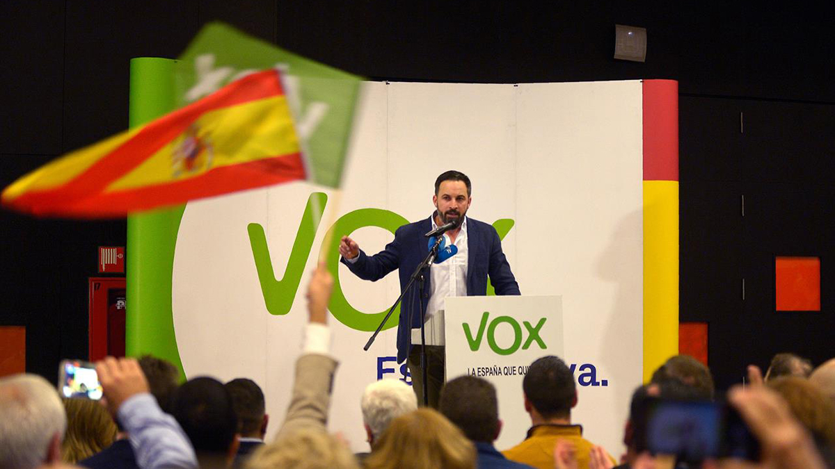 Santiago Abascal, leader del partito spagnolo di estrema destra Vox