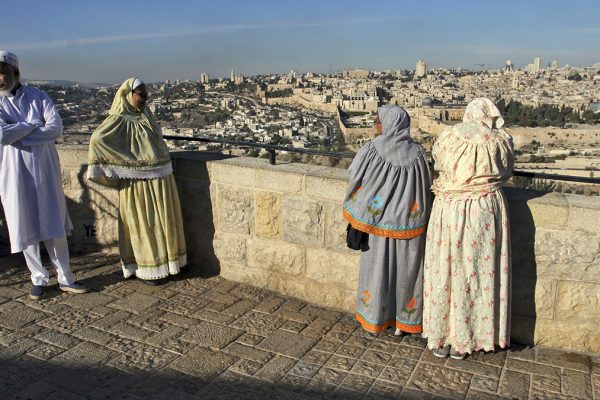 Turisti musulmani dall'India a Gerusalemme