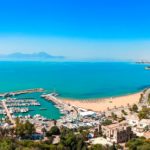 Uno scorcio di una costa in Tunisia