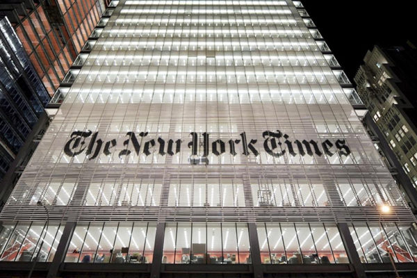 La sede del New York Times