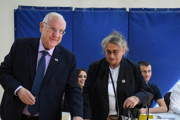 Reuven Rivlin con la moglie Nechama