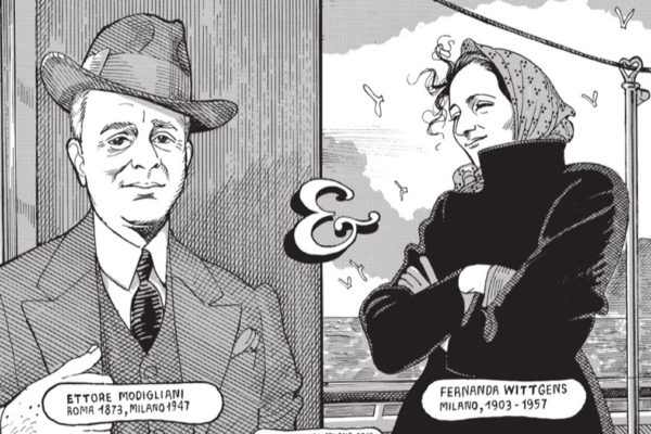 Una tavola della graphic novel 'Ettore e Fernanda'