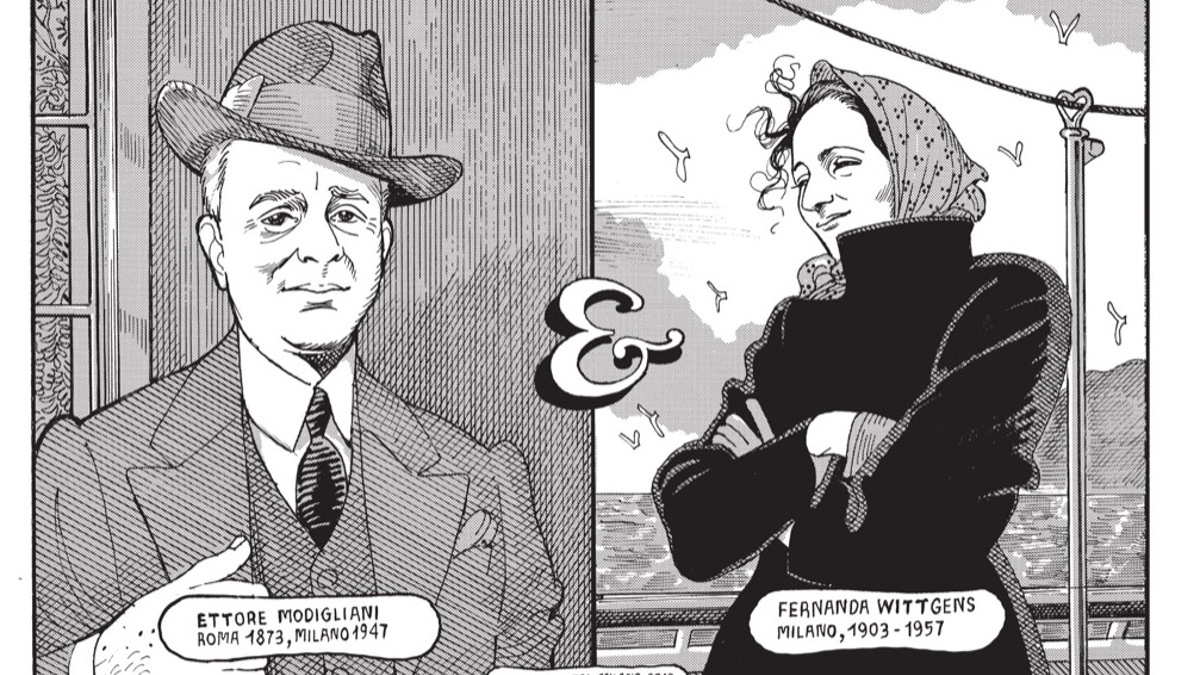 Una tavola della graphic novel 'Ettore e Fernanda'