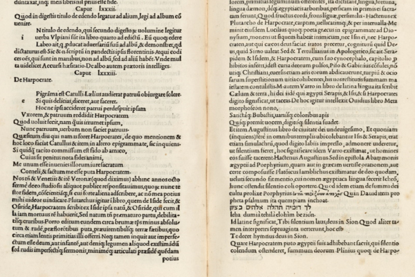 Il testo di Poliziano pubblicato nel 1498 da Aldo Manuzio