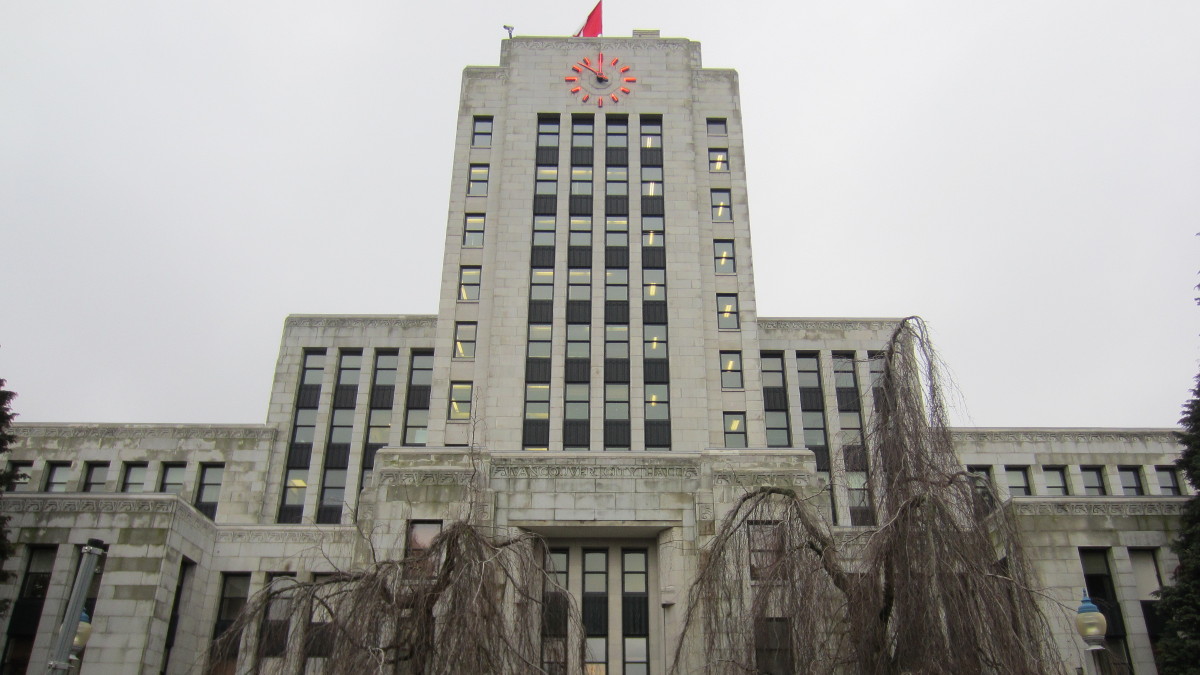 Il municipio di Vancouver in Canada