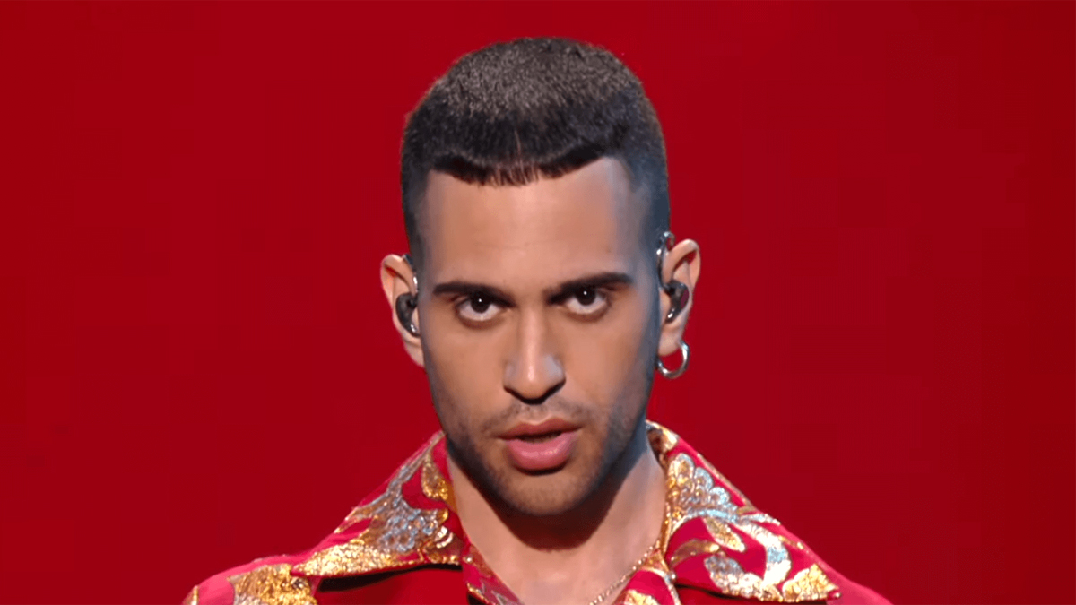 Ilcantante italiano Mahmoud all'Eurovision