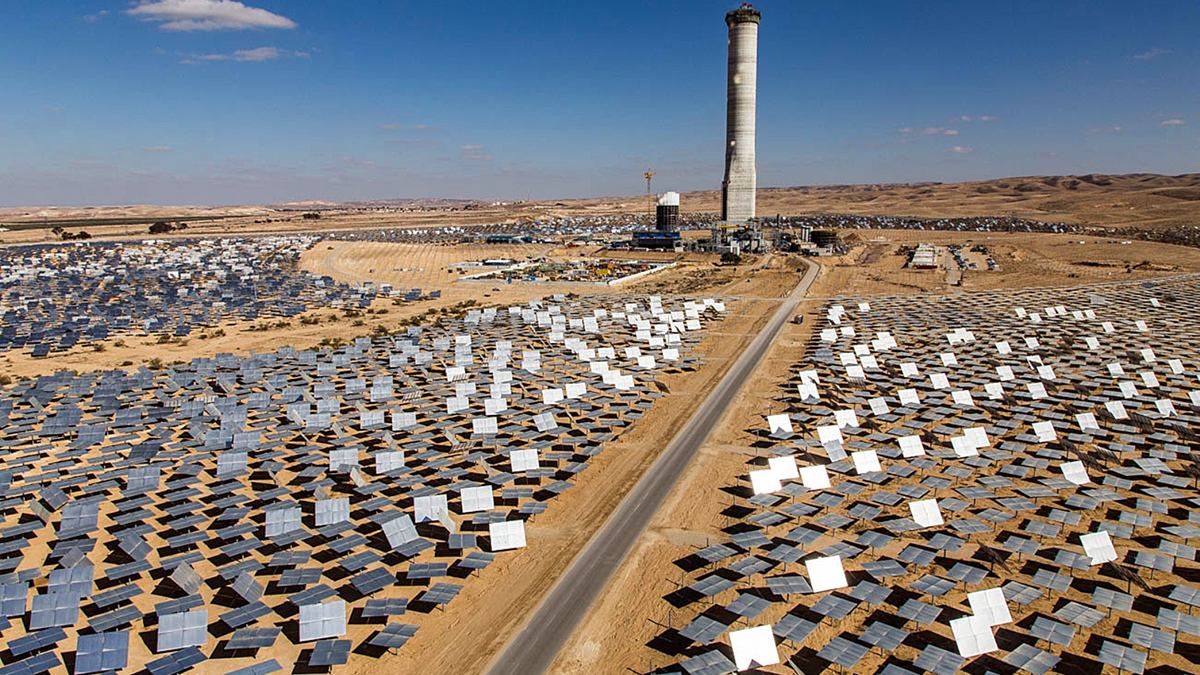 La Torre solare di Ashalim, nel Negev