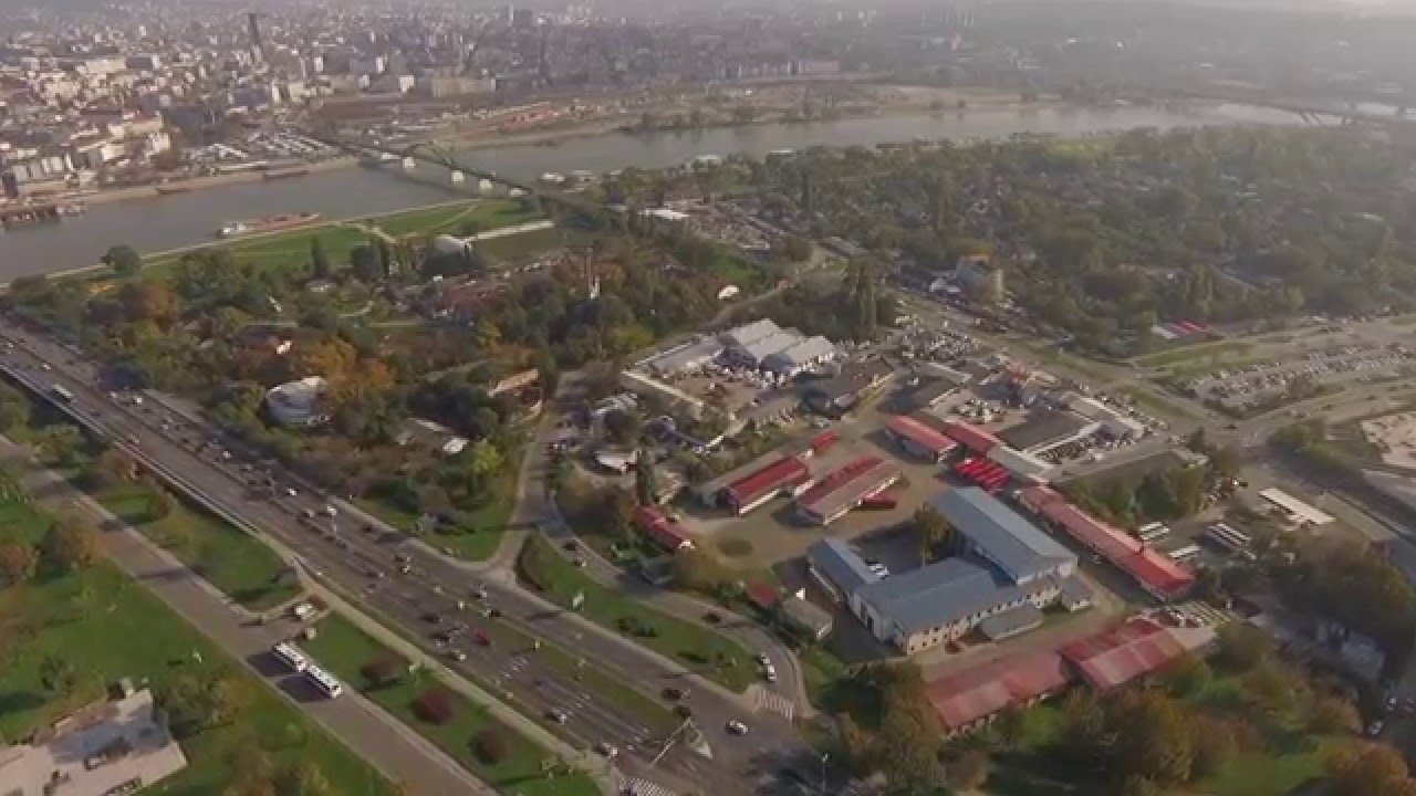 Una veduta delllex campo di concentramento di Staro Sajmiste in Serbia