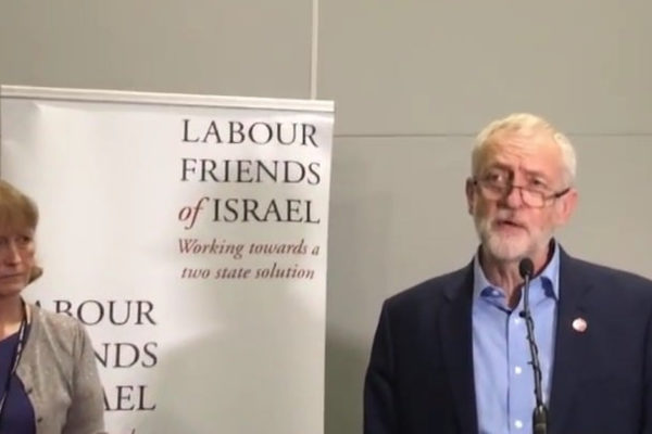 Labour Friends of Israel con Jeremy Corbyn