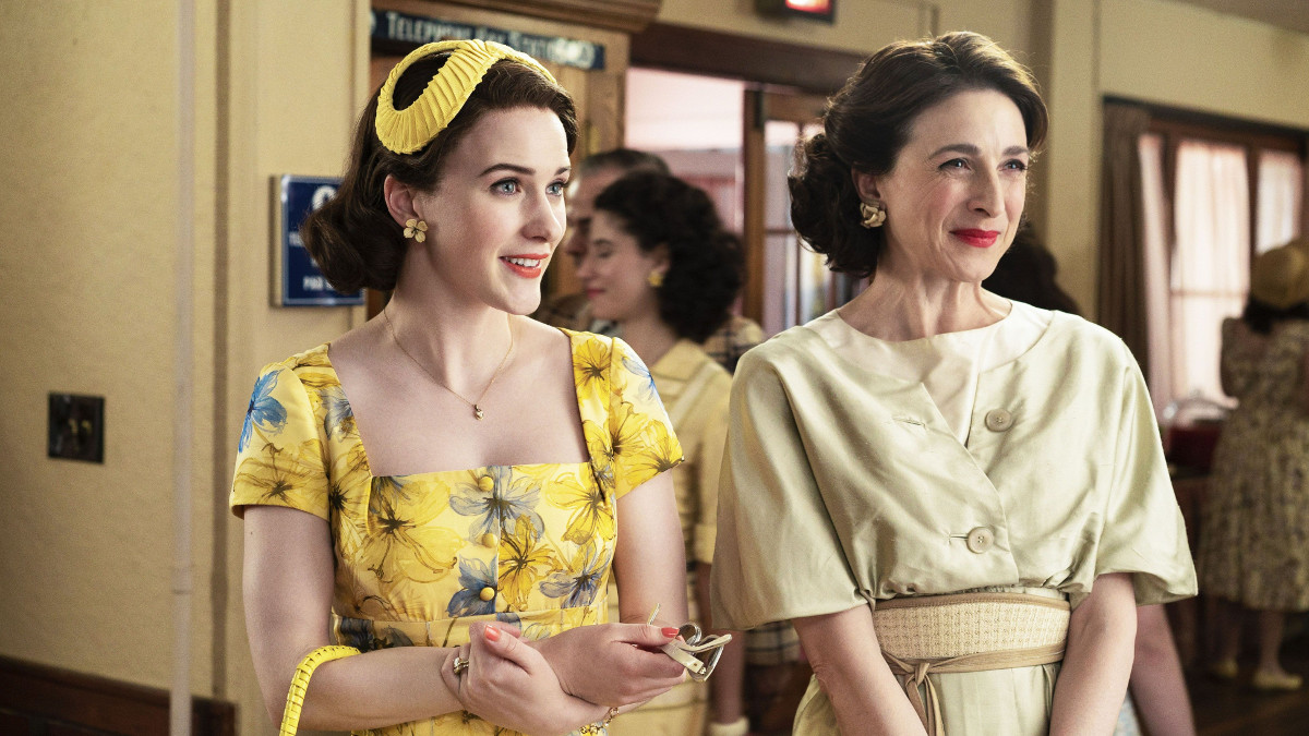 Un'immagine della terza stagione di The Marvellous Mrs Maisel su Amazon Prime Video