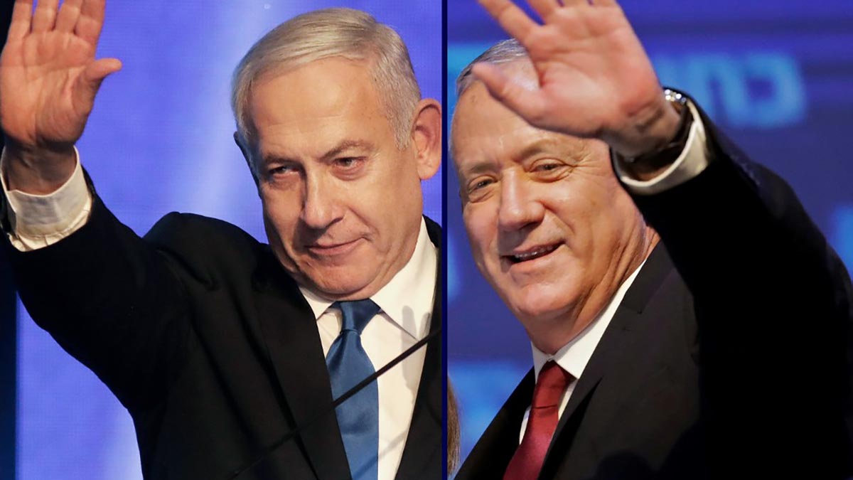 Beniamin Netanyahu e Benny Gantz