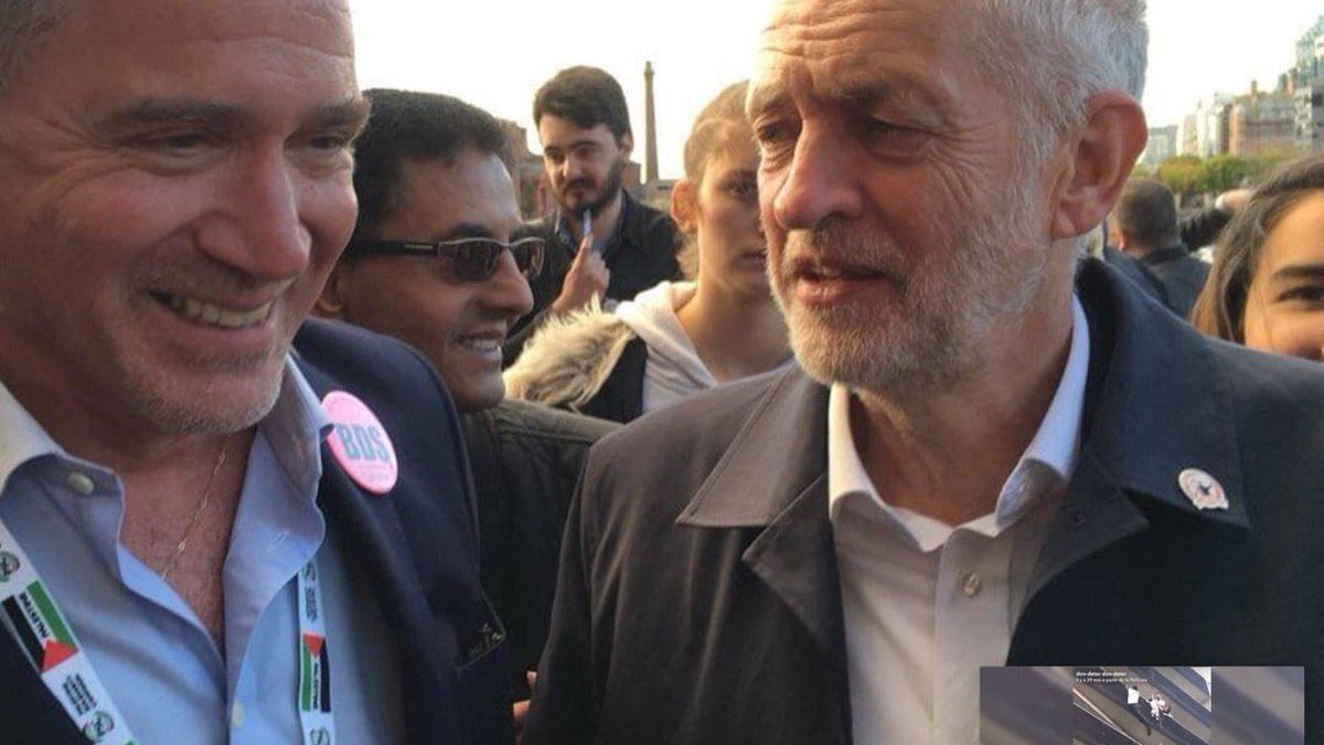 Miko Peled con Jeremy Corbyn