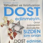 Manifesto contro ebrei e cristiani in Turchia