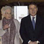 Il premier Giuseppe Conte e Liliana Segre al Memoriale della Shoah