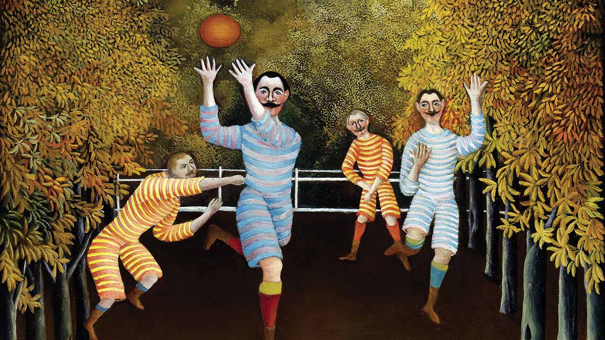 I giocatori di football di Henri Rousseau