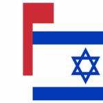 Le bandiere di Italia e Israele