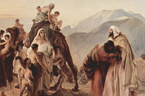 Giacobbe ed Esaù di Francesco Hayez