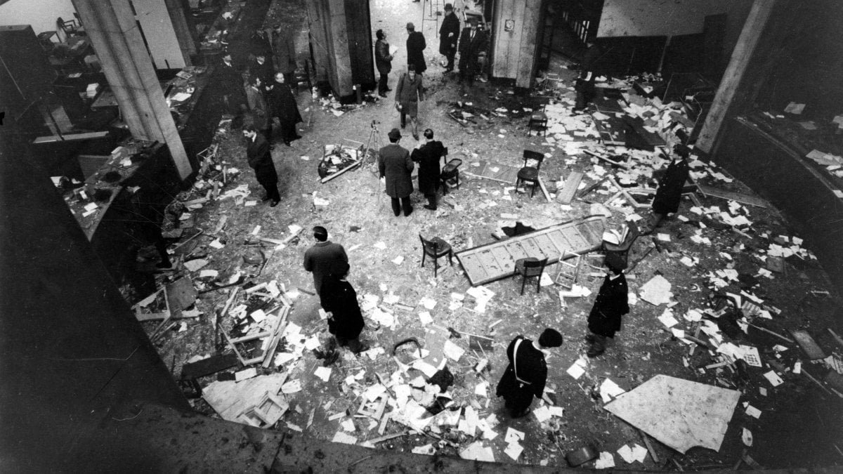 La strage di piazza Fontana del 12 dicembre 1969