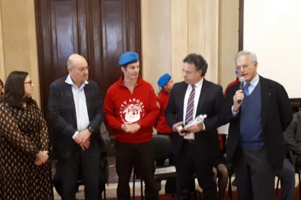 Gabriele Nissim, presidente Gariwo, riceve il Premio di Campione per la Giustizia
