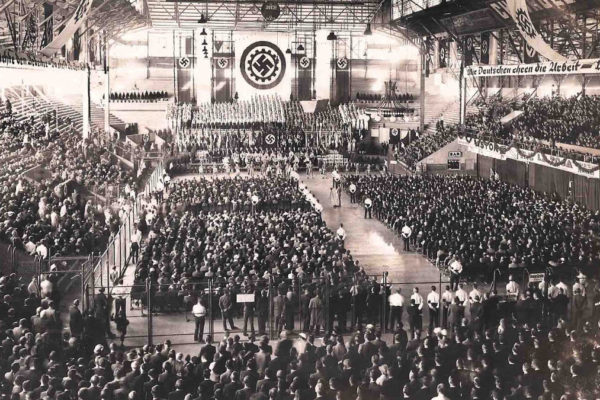 manifestazione nazista a Buenos Aires nel 1938