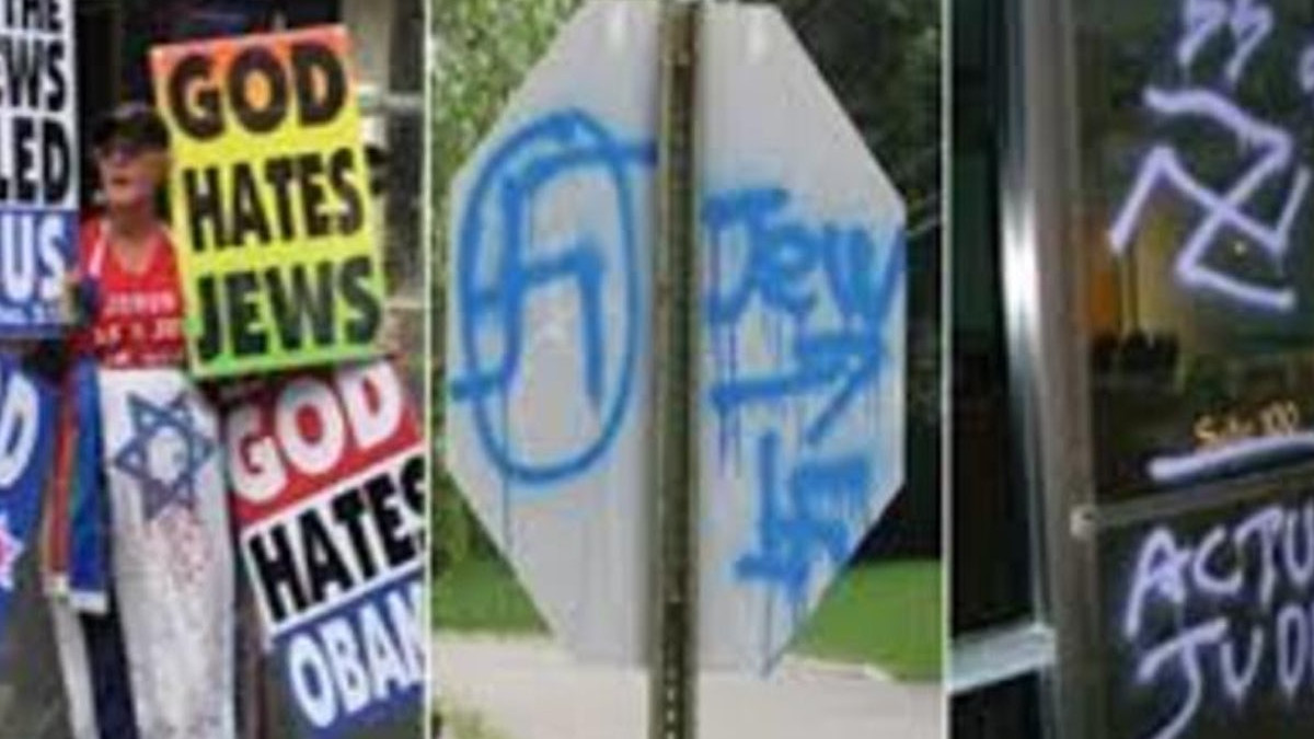 Scritte e graffiti coem episodi di antisemitismo in Usa
