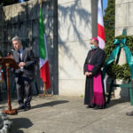 La cerimonia al Campo della Gloria