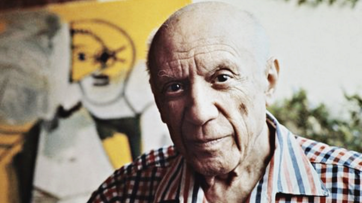 Il pittore Pablo Picasso