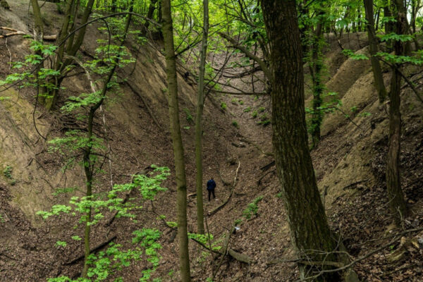 Il burrone di Babi Yar in Ucraina