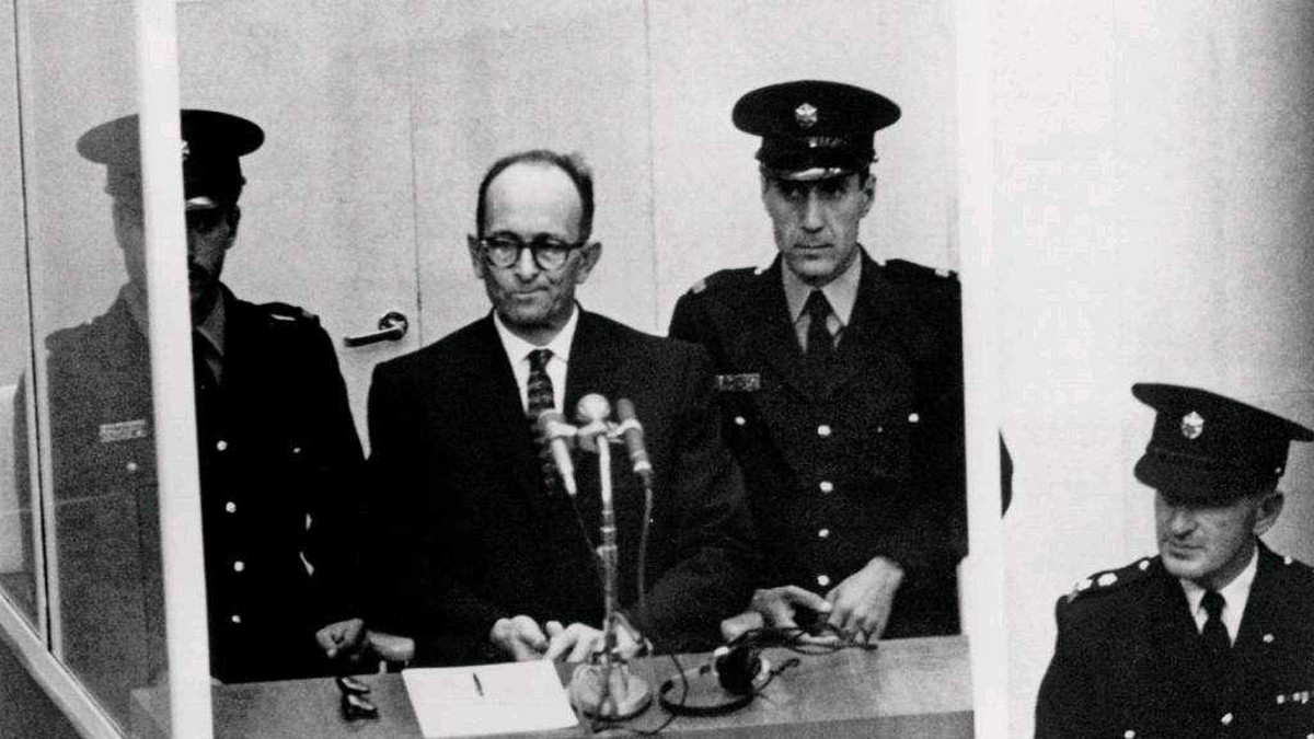 Adolf Eichmann al processo a Gerusalemme