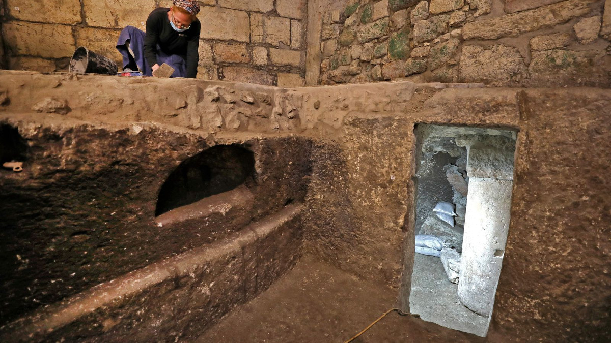 stanze sotterranee trovate a Gerusalemme accanto al Muro occidentale