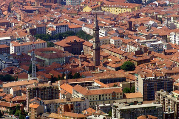 Panorama dall'alto di Alessandria