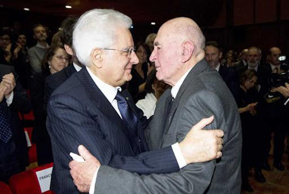 Sami Modiano e Sergio Mattarella