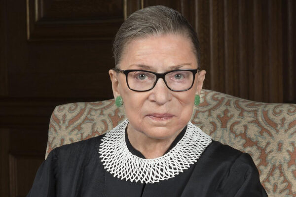 La giudice americana Ruth Bader Ginsburg