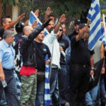 Manifestanti di Alba Dorata