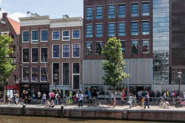 La casa di Anne FRank ad Amsterdam, in Olanda