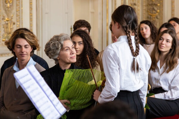 Elena Sofia Ricci interpreta Rita Levi Montalcini (Credit sito SpettacoloMusicaSport)