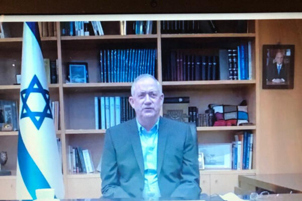 Il Ministro della Difesa israeliano Benny Gantz
