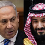 Beniamin Netanyahu e il principe saudita Mohammed Bin Salman