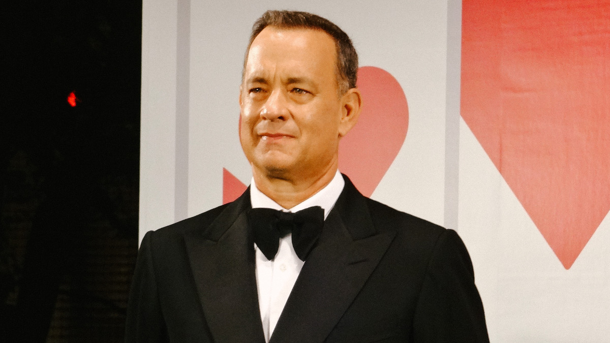 L'attore americano Tom Hanks (foto Dick Thomas Johnson)