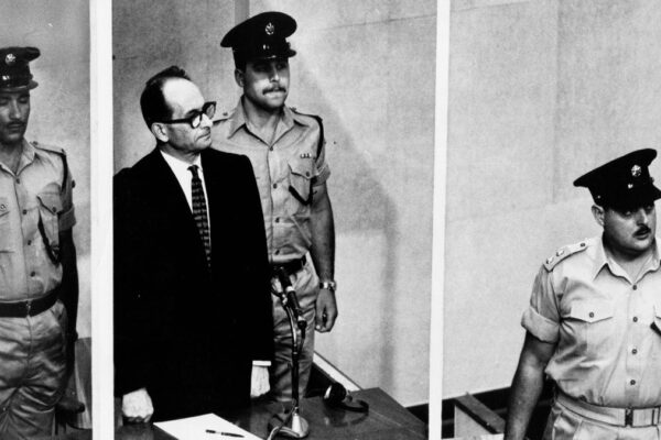 Adolf Eichmann al suo processo in Israele