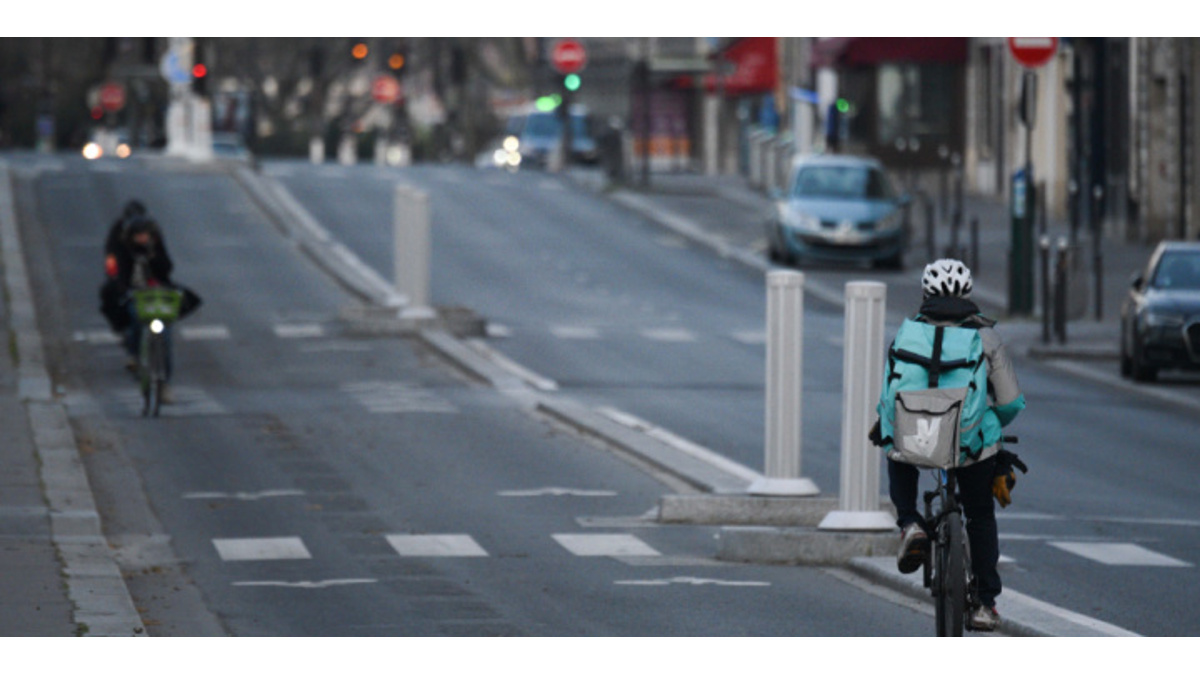 Un rider di food delivery (foto algemeiner)